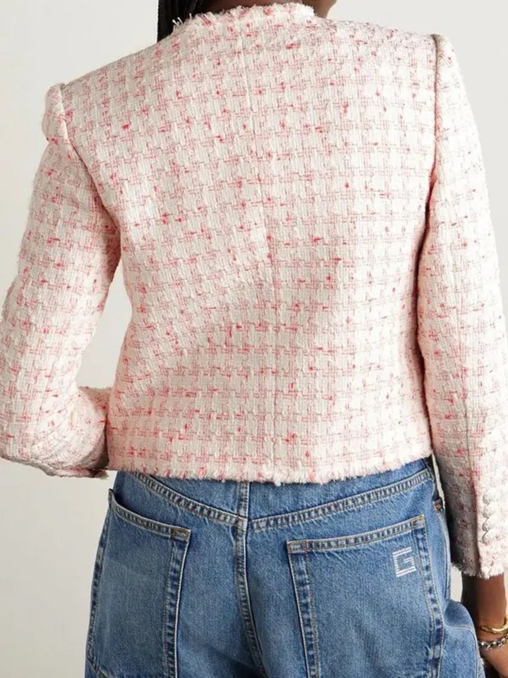 Veronica Beard Olbia cotton-blend tweed jacket - Picture 3 of 5